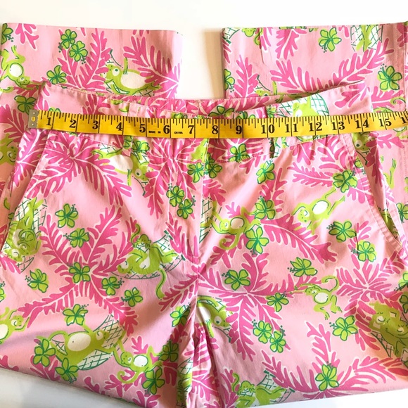 Lily Pulitzer Printed Monkey Palm Floral Pants - 4 - Picture 8 of 8